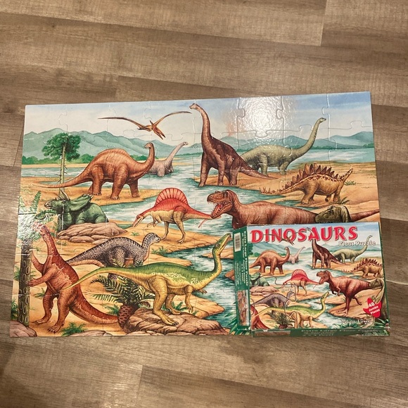 Melissa & Doug Extra Large Dinosaur Floor Puzzle - Picture 1 of 3
